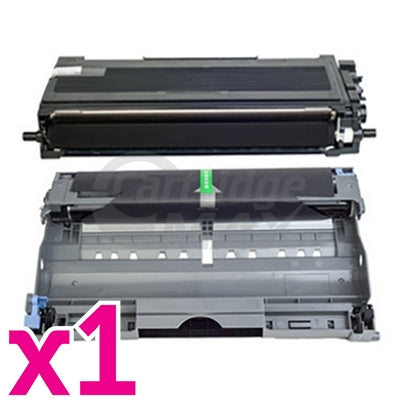 Brother Generic TN-2025 Toner Cartridge + Generic DR-2025 Drum Unit Combo