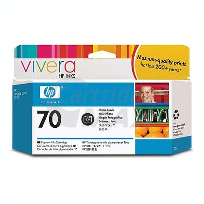 HP 70 Original Black Inkjet Cartridge C9449A