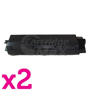 2 x Compatible for TK-594K Black Toner Cartridge suitable for Kyocera FS-C2026MFP, FS-C2126MFP, FS-C2526MFP, FS-C2626MFP, FS-C5250DN, M6026CDN, M6526CDN, P6026CDN