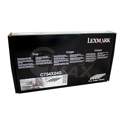 Lexmark (C734X24G) Original C734 / C736 / X734 / X736 / X738 4 Pack Photoconductor Unit - 20,000 pages each