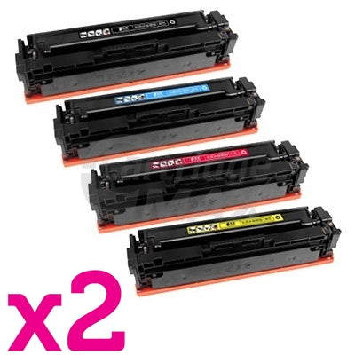 2 Sets of 4-Pack Generic Canon CART-046H High Yield Toner Combo [2BK+2C+2M+2Y]