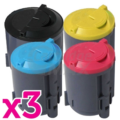 3 sets of Generic for Samsung CLP-300 4 Colour Combo Toner