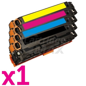 4 Pack Generic Canon CART-418 Toner Cartridges [1BK,1C,1M,1Y]