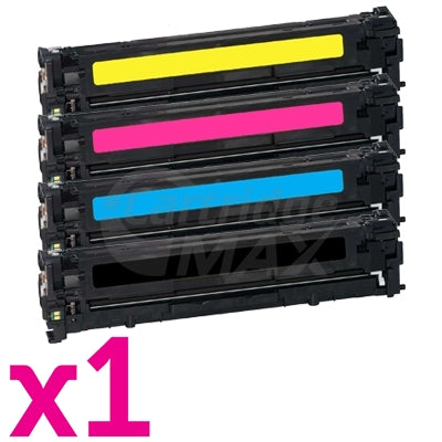 4 Pack Canon CART-316 BK, C, M, Y Generic Toner Cartridges [1BK,1C,1M,1Y]