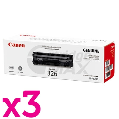 3 x Original Canon CART-326 Toner Cartridge