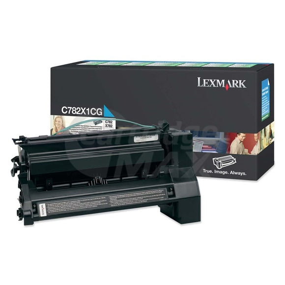Lexmark (C782X1CG) Original C782 Extra High Yield Cyan Toner Cartridge