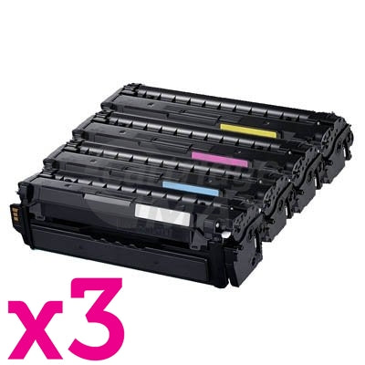 3 sets of 4 Pack Generic Samsung SLC2620 SLC2670 SLC2680 Toner Cartridge Set CLT-505L [3BK,3C,3M,3Y]