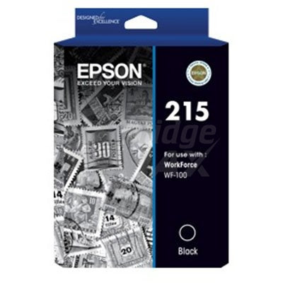 Original Epson 215 Black Ink Cartridge [C13T215192]