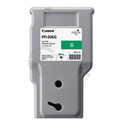 Original Canon PFI-206G Green Ink Cartridge  - 300ML