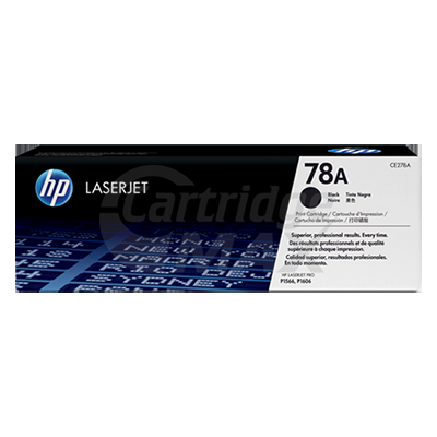 1 x HP 78A CE278A Original Black Toner Cartridge - 2,100 Pages