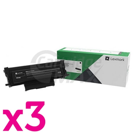 3 x Lexmark B226H00 Original B2236 / MB2236 High Yield Toner Cartridge
