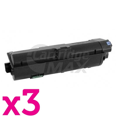 3 x Compatible for TK-1154 Black Toner Cartridge suitable for Kyocera P2235DW, P2235DN
