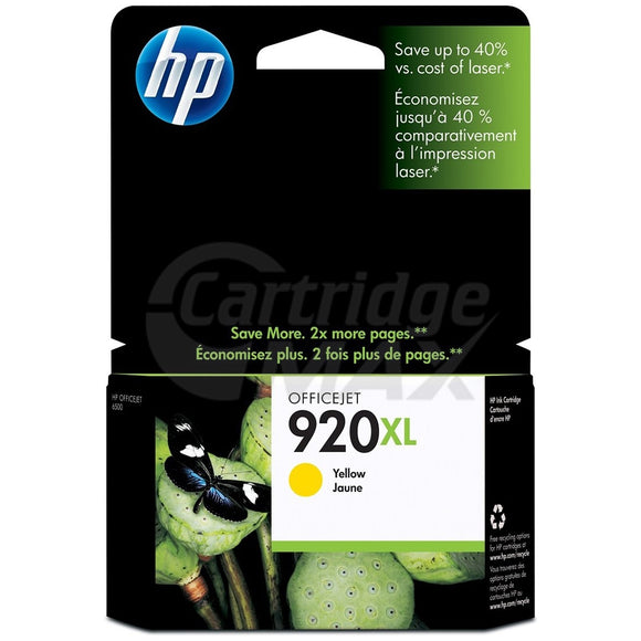 HP 920XL Original Yellow High Yield Inkjet Cartridge CD974AA