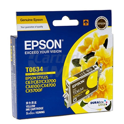 Original Epson T0634 Yellow Ink Cartridge