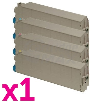 4 Pack Generic OKI C5600 / 5700 Toner Cartridges [1BK,1C,1M,1Y]