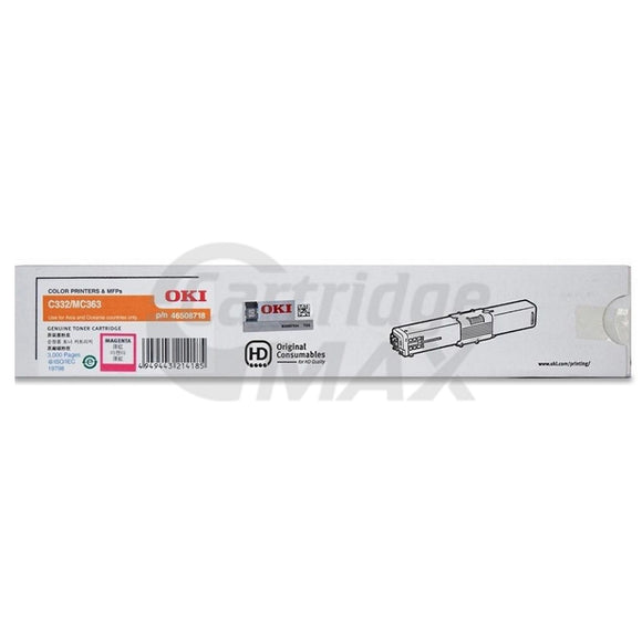 Original OKI C332DN / MC363DN Magenta Toner Cartridge (46508718)