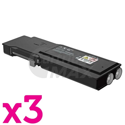 3 x Fuji Xerox DocuPrint CP405D, CM405DF Generic Black Toner Cartridge - 11,000 pages (CT202033)