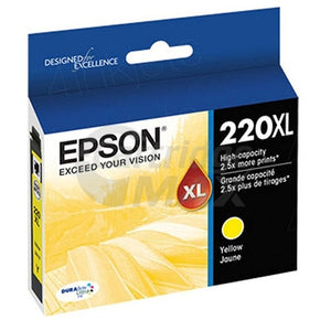 Epson 220XL Original Yellow High Yield Ink Cartridge [C13T294492]