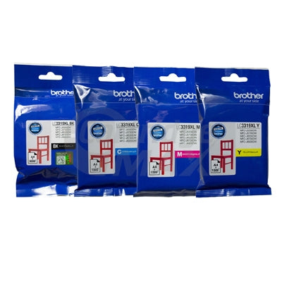 5 Pack Original Brother LC-3319XL High Yield Ink Combo [2BK,1C,1M,1Y]