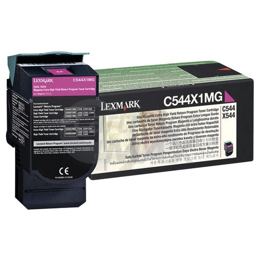Lexmark (C544X1MG) Original C544 / C546 / X544 / X546 Magenta XHY Toner Cartridge