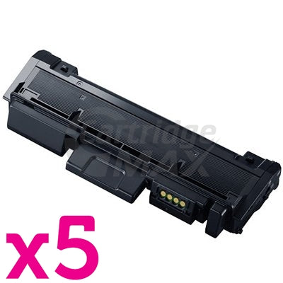 5 x Samsung SLM2825DW/ 2835DW/ 2875FW/ 2885FW (MLT-D116L) Generic Black High Yield Toner Cartridge SU830A
