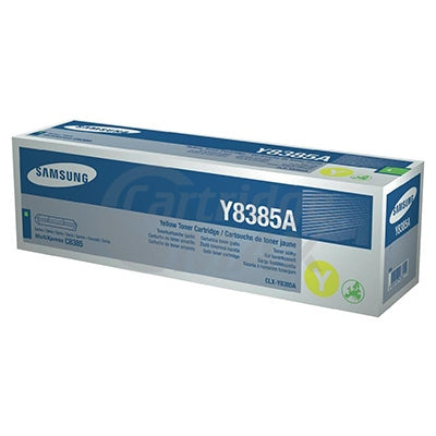 Original Samsung CLX-Y8385A Yellow Toner Cartridge SU633A - 15,000 pages @ 5%
