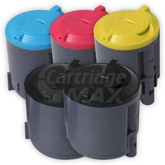 5 Pack Generic for Samsung CLP-300 4 Colour Combo Toner