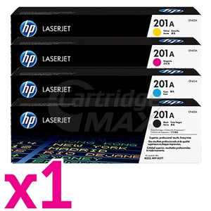 4 Pack HP CF400A-CF403A (201A) Original Toner Cartridges [1BK,1C,1M,1Y]