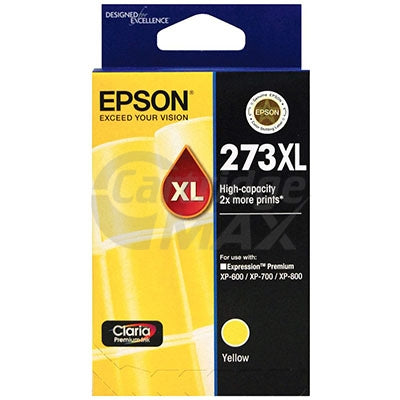 Epson 273XL Original Yellow High Yield Ink Cartridge [C13T275492]