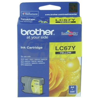 Original Brother LC-67Y Yellow Ink Cartridge