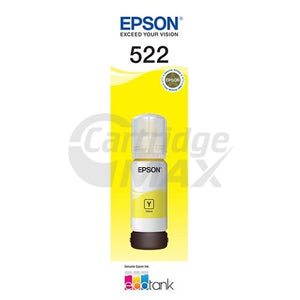 Original Epson T522 EcoTank Yellow Ink Bottle [C13T00M492]