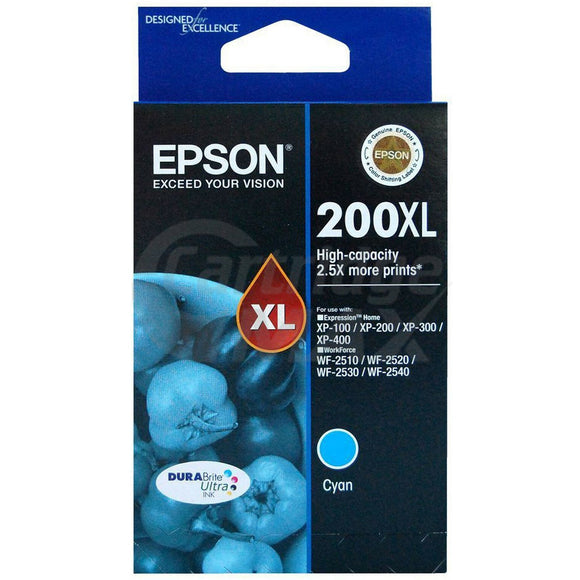 Epson 200XL (C13T201292) Original Cyan High Yield Inkjet Cartridge
