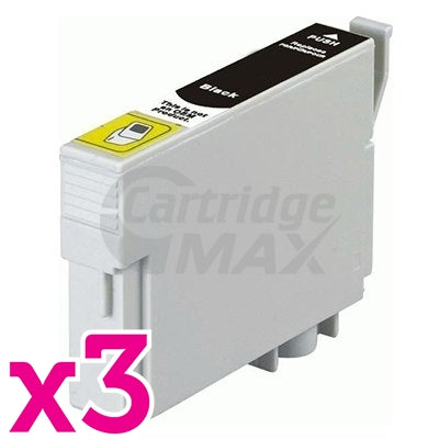 3 x Generic Epson T0561 Black Ink Cartridge