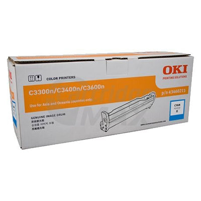 OKI C3300/ C3400/ C3600 Original Cyan Drum Unit 15,000 page (43460211)