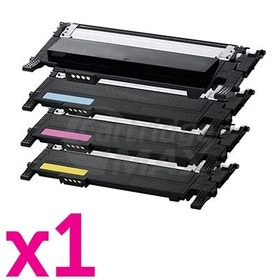 4-Pack Generic Samsung CLP-360, CLP-365, CLX-3300, CLX-3305 Cartridge Combo CLT406S [1BK,1C,1M,1Y]