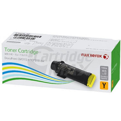 Original Fuji Xerox DocuPrint CP315, CM315 Yellow Toner Cartridge (CT202613)