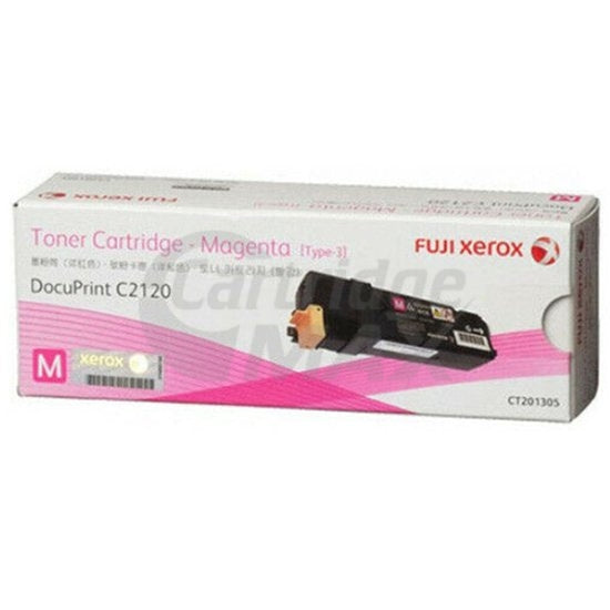 Fuji Xerox DocuPrint C2120 Original Magenta Toner Cartridge - 3,000 pages (CT201305)