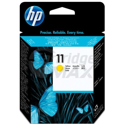 HP 11 Original Yellow Inkjet Cartridge C4838AA - 1,830 Pages