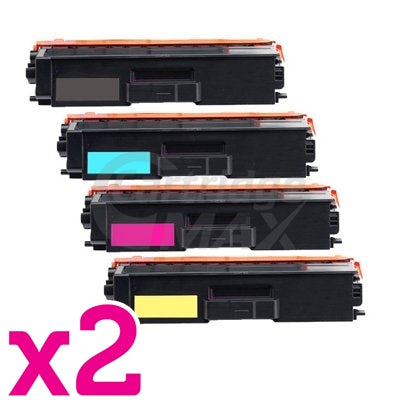2 Sets of 4-Pack Brother TN-446 Generic Toner Combo [2BK,2C,2M,2Y]