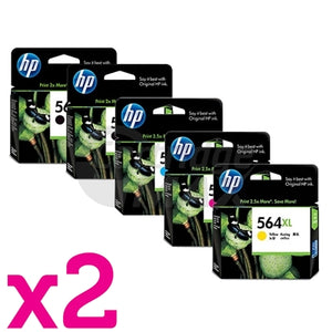 10 Pack HP 564XL Original Inkjet Cartridges CN684WA+CB323WA-CB325WA [4BK,2C,2M,2Y]