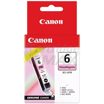 Original Canon BCI-6PM Photo Magenta Ink Cartridge