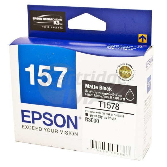 Epson 157 T1578 Matte Black Original Ink Cartridge [C13T157890]
