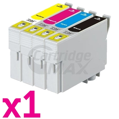 4-Pack Generic Epson 133 T1331-1334 Inkjet Cartridges [1BK,1C,1M,1Y]