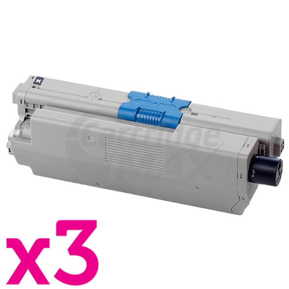 3 x OKI Generic C310DN / C330DN / MC361 / MC362DN / C331DN Black Toner Cartridge - 3,500 pages (44469805)