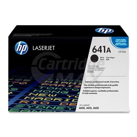 HP C9720A (641A) Original Black Toner Cartridge - 9,000 Pages