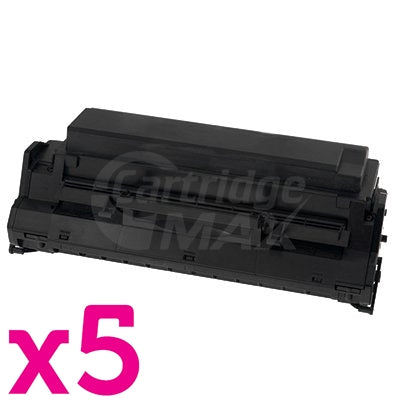 5 x Lexmark 13T0101 Generic Black Laser Toner Cartridge