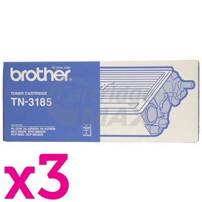 3 x Original Brother TN-3185 Toner Cartridge