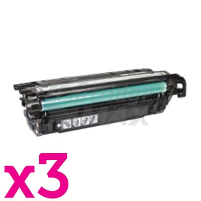 3 x HP CE264X (646X) Generic Black Toner Cartridge - 17,000 Pages
