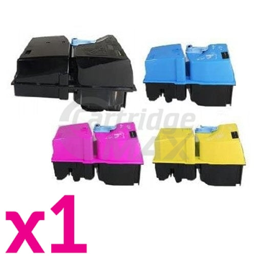 4 Pack Compatible for TK-825 Toner Cartridges suitable for Kyocera KMC-2520, KMC-2525, KMC-3225, KMC-3232, KMC-4035E [1BK,1C,1M,1Y]