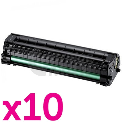 10 x Generic Samsung ML1660 ML1665 ML1860 ML1865W Toner Cartridge SU748A - 1,500 pages (MLT-D104S 104)
